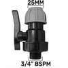 Wall Flange Kit 25mm MDPE Set Connectors - Designed for