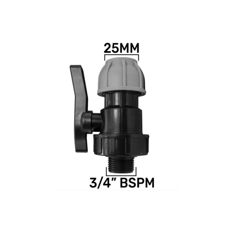 Wall Flange Kit 25mm MDPE Set Connectors - Designed for