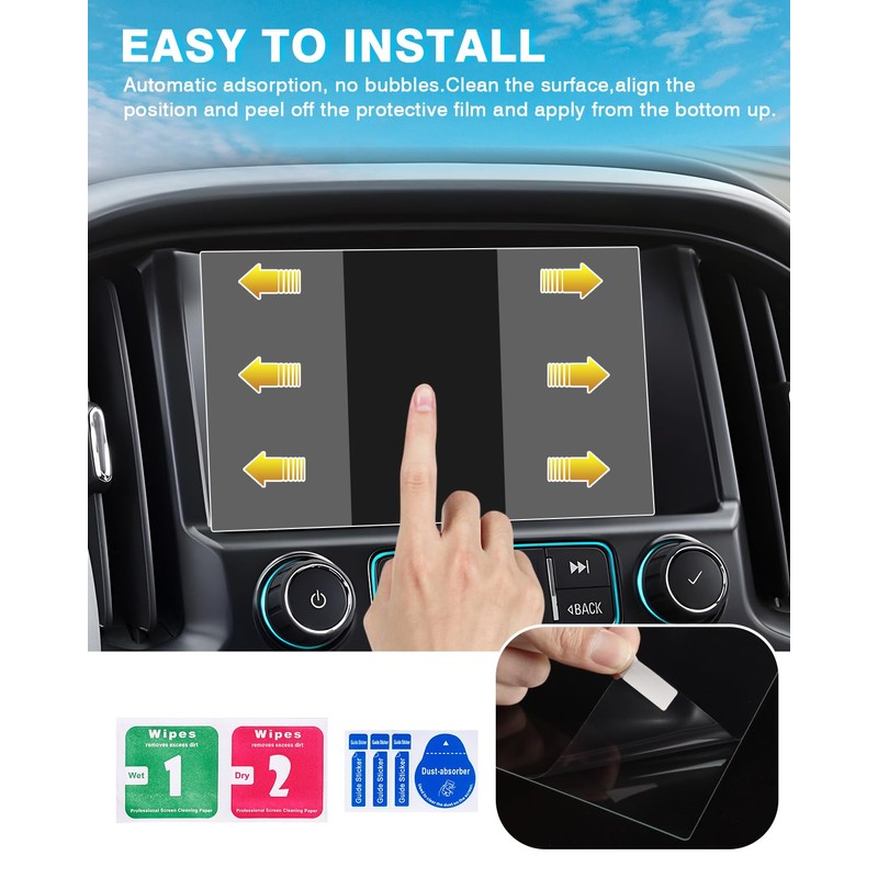 Karltys 2 Pack Screen Protector for 2015-2022 Chevy Colorado /2015-2021