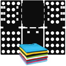 Doblador de Playeras Ropa Camisas, VEKENSEE 58 x 68 cm Camisa Tablero Plegable Organizador de Ideal para Alinear tu Ropa de Manera, para Camisetas, Ropa, Almacenamiento de Camisetas