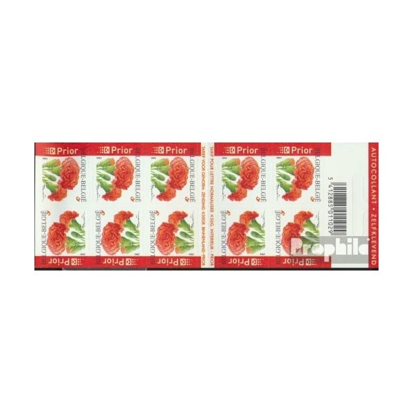 Prophila Collection Belgium 3283MH (complete edition) stamp booklet 2004 flowers