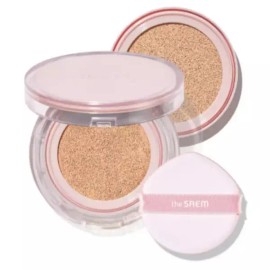 THE SAEM 더샘 트루 핏 글로우 광채 커버 쿠션 23 피칸 + 리필 The Saem True Fit Glow Radiance Cover Cushion 23 Pecan + Refill