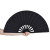 Marrywindix 3 Pcs Large Chinese Folding Fan Big Handheld Clap