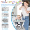 6 in 1 Baby High Chair for Babies and Toddlers,