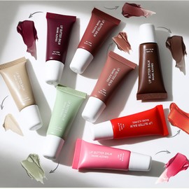 Summer The Mini Neutrals Lip Butter Balm Set & Instant Moisture, Special Lip Butter Balm - Conditioning Lip Mask and Lip Balm (Four color set - A)