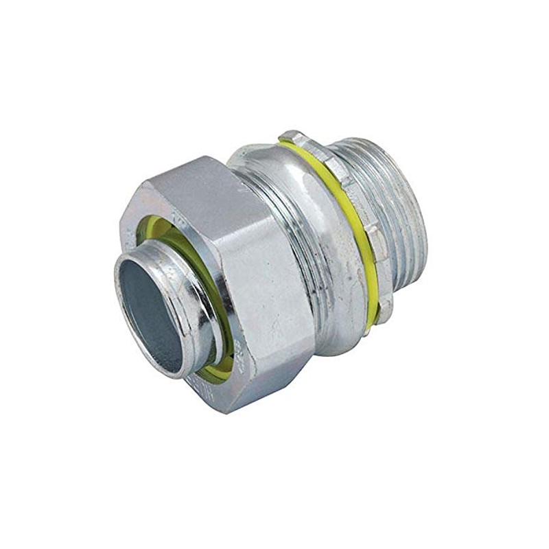 RACO 3408-8 Connector, Liquid Tight, Straight, Flex and Type B