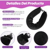 Yakite Tubos para Cabello Sin Calor,4Pcs Heatless Curls con Gorro