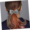 VICASKY Rhinestone Bow Hair Clip for Women Large Spring Claw