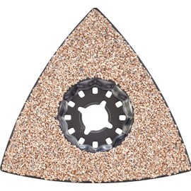 kwb Raspel, HM, Deltiform, 78 mm Coarse Sanding Plate for Angle Grinder, Table Grinder, Multicoloured, Metal