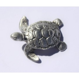 Hastings Pewter Company Lead Free Pewter Sea Turtle Figurine statue decoration