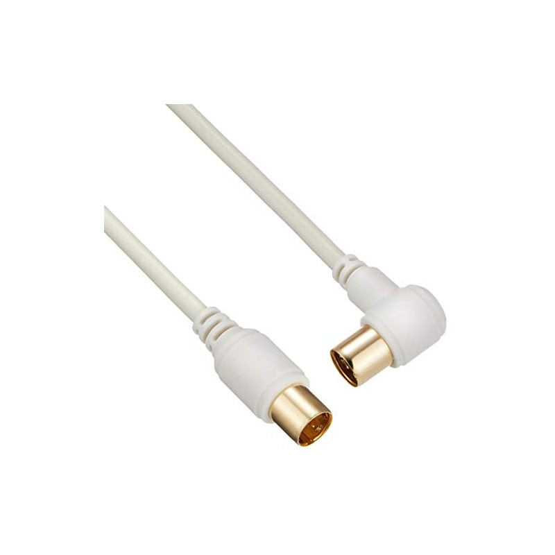 OHM 4K8K 2C I-L Type 5m ANT-C5S2SL-W TV Cable