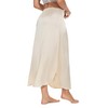 MANCYFIT Long Half Slip for Women Under Dress Satin Slip