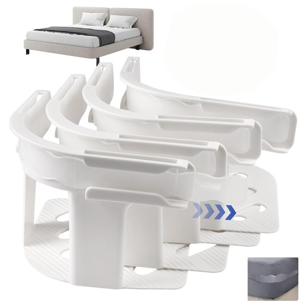 FXiaoy Bed Sheet Holders Set,Lock Sheet Holders,No-Slip Adjustable Fasteners for