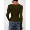 KIRUNDO Going Out Tops for Women Boat Neck Long Sleeve