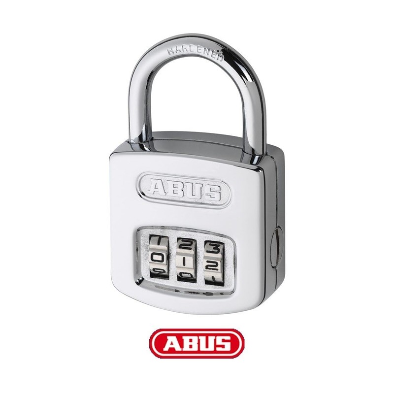 ABUS 35013 Combination Padlock 160/40 mm Silver