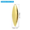PATIKIL 30pcs 1.3x0.4" Fishing Lure Blades Willow Leaf Lure Making