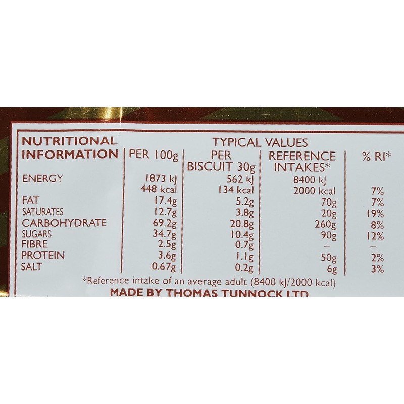 Tunnocks Milk Chocolate Caramel Wafer Biscuit 8 Pack 30g (Pack