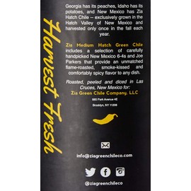 Original New Mexico Hatch Green Chile By Zia Green Chile Company - Delicious Flame-Roasted, Peeled & Diced Southwestern Certified Green Peppers For Salsas, Stews & More, Vegan & Gluten-Free - 16oz