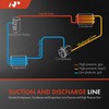 A-Premium A/C Suction Hose & Discharge Line Hose Assembly Compatible