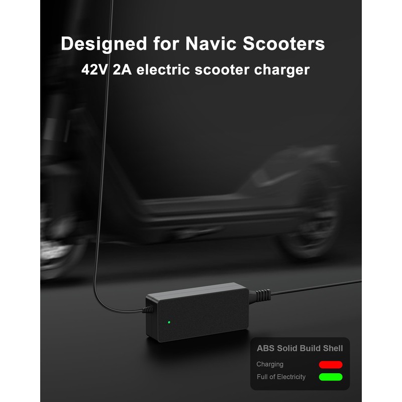 42V Replacement for Navic Electric Scooter Charger Compatible with NAVIC