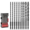 REKCKRUL Upgraded Premium Masonry Drill Bit Set 6" (152mm) Length