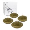 12 Pack Olive Floating Candles 3 Inch,Unscented Classic for Weddings,Parties,Special