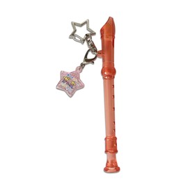 LamPlanning Mini Recorder KH Musical Instrument Recorder Miniature Sounds Friends Charm Keychain Toy Bag Charm, Zukyu Pink