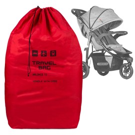 085 Red Travel Bag for Pushchairs Size 100 x 60 x 40 cm Transport Bag Buggy Carry Bag Foldable as a Backpack Perfect at the Airport when Checking in Station Car Trips [085]