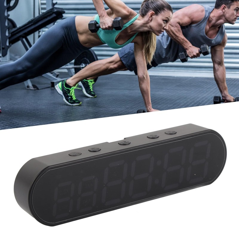 Timer, Portable Gym Timer, Multifunctional 1000mAh USB Fitness Sports Interval