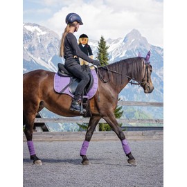 American Fashion World Riding Outfit for 18-Inch Dolls | Helmet and Boots Included | Premium Quality & Trendy Design | Dolls Clothes | Outfit Fashions for Dolls for Popular Brands