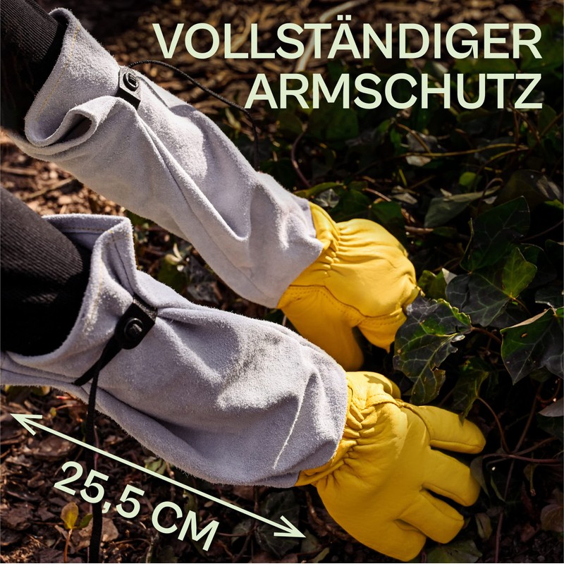 Praknu Leather Rose Gloves – German & Protective Gardening Gloves