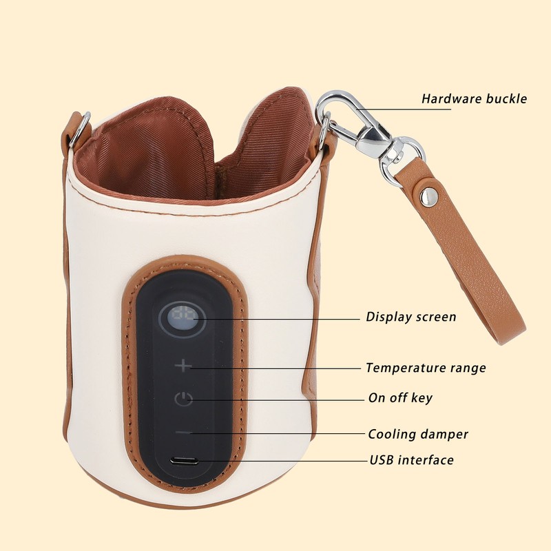 Bottle Warmer Bag 26 Levels USB Milk Bottle Heating Bag