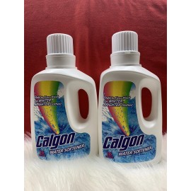 Calgon 2- Calgon Water Softener 32 Fl. Oz. For Whiter Brighter Clothes.