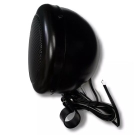 Patriot Black Headlamp Style Motorcycle 2-Way Speaker PAIR NEW Water Resistant