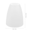 Minkissy 2pcs Small Lamp Shades Replacement Horseshoe Lampshade Chandelier Shade