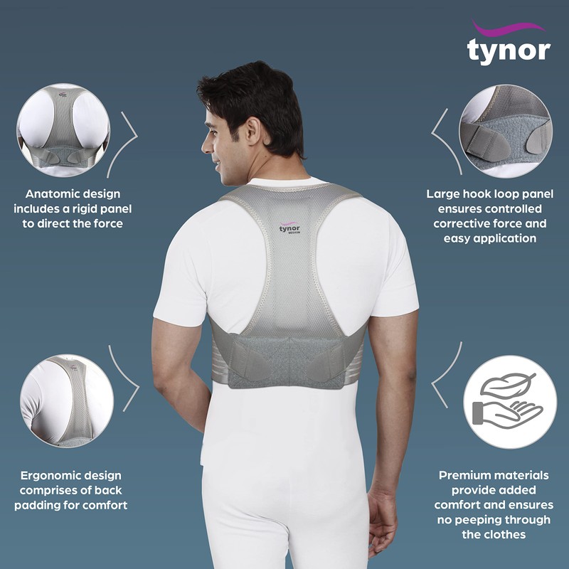 TYNOR - Faja A33 Tynor Corrector De Postura Soporte Pediatrica