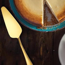 Juego de 5 cuchillos y servidores para tartas de boda, juego de corte de tartas de boda con porques, perfecto para regalo de cumpleaños, aniversario, Navidad, dorado