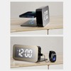 Wireless Charging Alarm Clock USB Reverse Charging LED Large Screen
