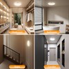 Meliya Rechargeable Motion Sensor Ceiling Light with Remote, 3000K 4000K