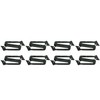 JCBIZ 8pcs Webbing Connecting Clip Black 25mm/ 1 Inch Webbing