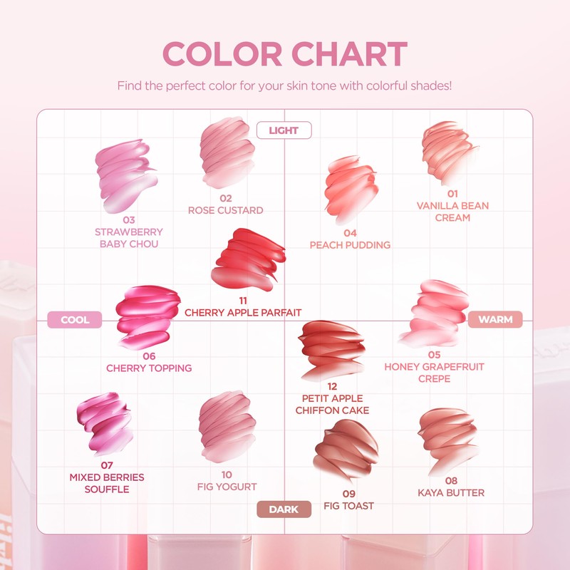 Lilybyred #11 Cherry Apple Parfait Sweet Lier, Milky Tint, 8