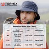 TOP-EX Mens Waterproof Bucket Hat for Walking Golf Safari Rain