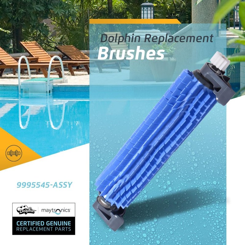 Dolphin Genuine Replacement Part Active Blue Brush Kit Part Number