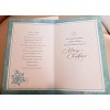 Gibson GREAT 8 1/4 X 5 1/4" CARDBOARD CHRISTMAS CARD