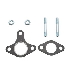 YINETTECH 6Pcs Lawn Mower Muffler Exhaust Gasket Stud Bolt Kit Small Engine Petrol Generator Parts 90047-ZE2-000 Compatible with Honda GX240 GX270 GX340 GX390 8HP 9HP 11HP 13HP