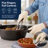 Nestvibe Oven Gloves Heat Resistant with Fingers for BBQ and