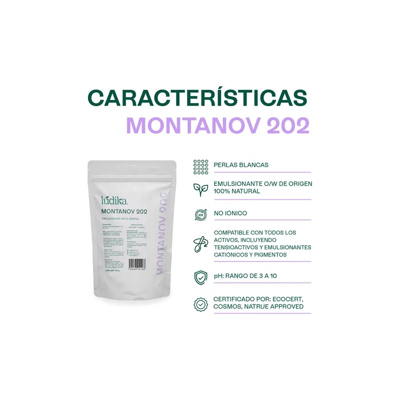 Montanov 202 Auto Emulsioante Natural Cremas Solidas 100g