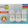 Avima Botellas anticólicos, sin BPA, cuello ancho con pezones de