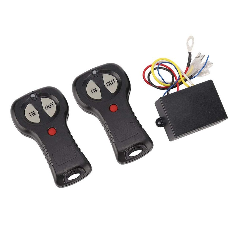 KIMISS 1 Pair Wireless Controller, 12V Universal Wireless Winch Remote