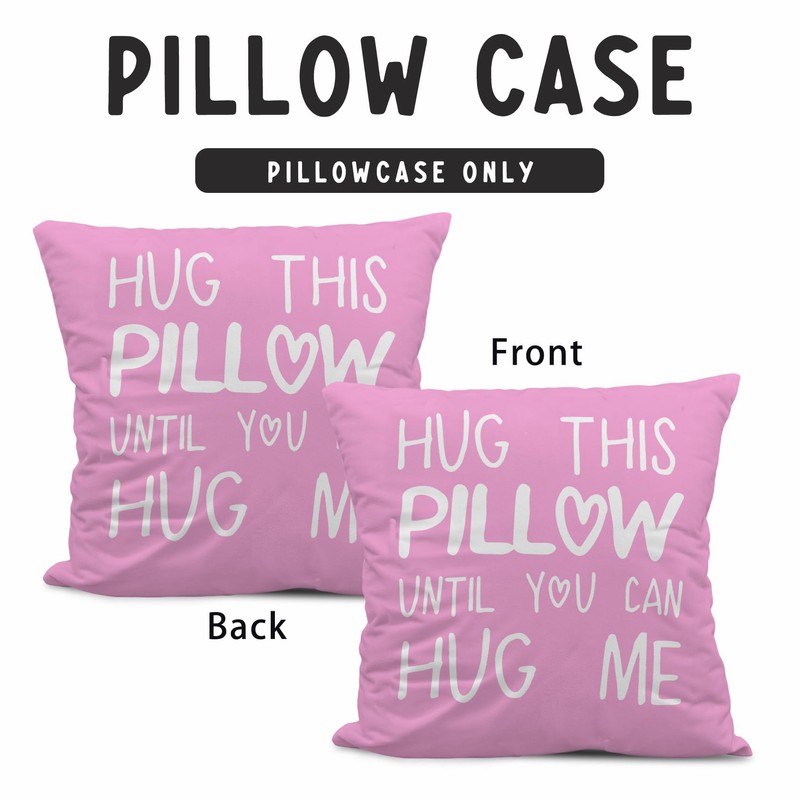 Sufamb Hug This Pillow Until You Can Hug Me Throw